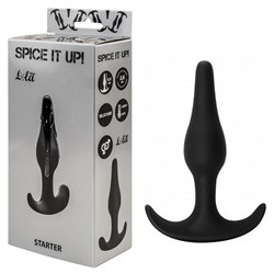 Анальная пробка для начинающих Spice It Up Starter Black, цвет черный - фото 20603