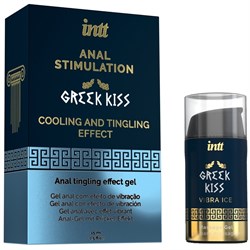 Возбуждающий гель для ануса innt «Greek Kiss» с вибрирующим и охлаждающим эффектом, 15 мл - фото 20617