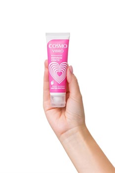 Возбуждающий гель Cosmo Vibro на водно-силиконовой основе с ароматом земляники, 50 г - фото 24525