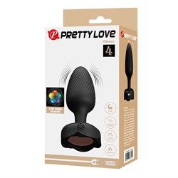 Анальный вибростимулятор с подсветкой Olman Pretty Love BI-040184 - фото 24572
