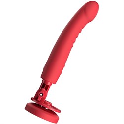 Вибратор для точки-G «Lovense Mission 2» с креплением,  красный, в наличии только во Владивостоке - фото 24681