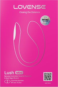 Виброяйцо Lovense Lush Mini, розовый, в наличии только во Владивостоке - фото 24696