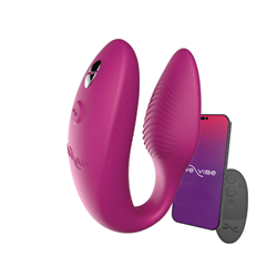 Вибромассажер для пар We-Vibe Sync 2 Pink - фото 24757