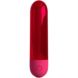 Вибропуля Pretty Love Kiwi, красная - фото 24824