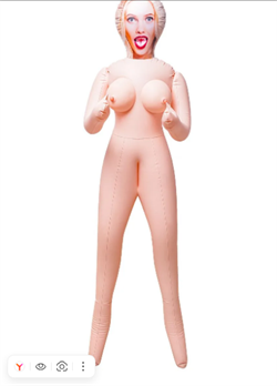 Кукла надувная Dolls-X Lilit, блондинка, с тремя отверстиями, рост 150 см - фото 24846