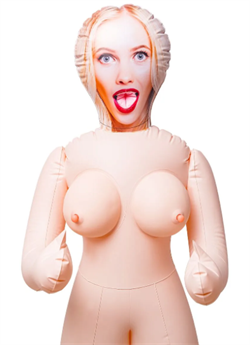 Кукла надувная Dolls-X Lilit, блондинка, с тремя отверстиями, рост 150 см - фото 24850