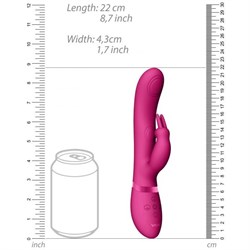 Вибромассажер  May Pulse Wave & C-spot & G-spot Rabbit Pink - фото 25100