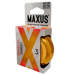 Презервативы MAXUS sensual №3, в железном кейсе, 3 шт - фото 25329