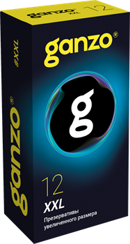 Презервативы Ganzo XXL, увеличенного размера ,12  шт - фото 25368