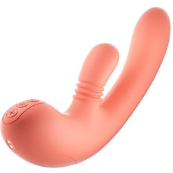 Инновационный вибратор кролик Amovibe Vibella, цвет коралловый, AMO-V-008 - фото 25418