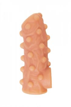 Насадка KOKOS реалистичная NUDE SLEEVE,  с открытым верхом, 10 см, NS 003-S - фото 25518