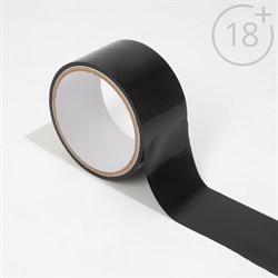 Лента-скотч БДСМ, для связывания, чёрная, 10 метров - фото 25688