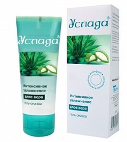 Гель-любрикант УСЛАДА с алоэ вера, 60г, LB-10007 - фото 25728