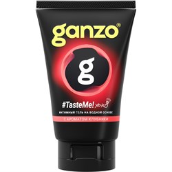 Интимный гель «Ganzo TasteMe» на водной основе с ароматом клубники, 100 мл - фото 26481