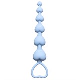 Анальная цепочка Heart&#39;s Beads Blue 4101-02Lola