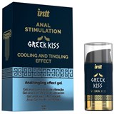 Возбуждающий гель для ануса innt «Greek Kiss» с вибрирующим и охлаждающим эффектом, 15 мл