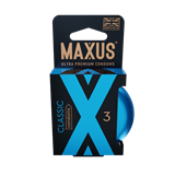 Презервативы MAXUS Classic №3 в железном кейсе, классические, 3 шт