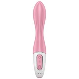 Надувающийся вибратор «Air Pump Vibrator 2», цвет розовый, Satisfyer 4038605