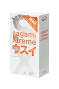 **SAGAMI Xtreme 15шт. Презервативы ультратонкие, латекс 0,04 мм