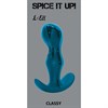 Анальная пробка Spice it up Classy Dark Aquamarine, цвет аквамарин - фото 20590