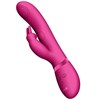 Вибромассажер  May Pulse Wave & C-spot & G-spot Rabbit Pink - фото 25098