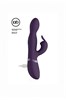 Вибромассажер-кролик Vive Niva с ротацией 360 градусов и с функцией "мгновенный оргазм", фиолетовый - фото 25174
