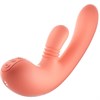 Инновационный вибратор кролик Amovibe Vibella, цвет коралловый, AMO-V-008 - фото 25418