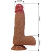 Фаллоимитатор из жидкого силикона Pretty Love Duvall, L 19.3 см D 4,5 см   - фото 25672