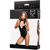 Боди Glossy Kitti с ушками на ободке из материала Wetlook, S - фото 26049